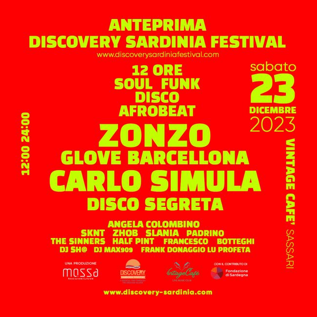DISCOVERY SARDINIA FESTIVAL WINTER PREVIEW